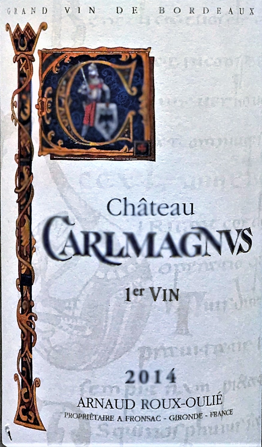 W Carlmagnus Bordeaux